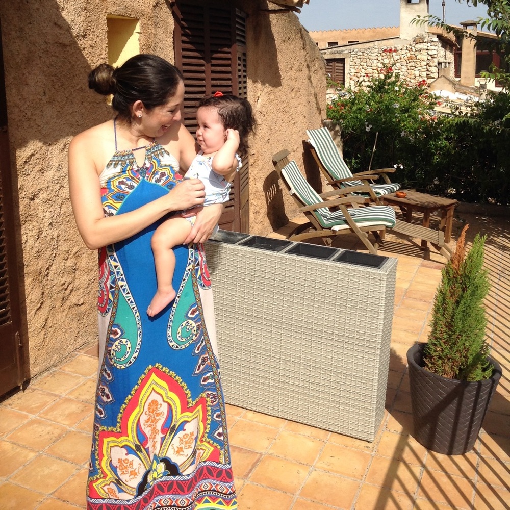 Anthropologie Flying Tomato Tribal Maxi Dress Sz S